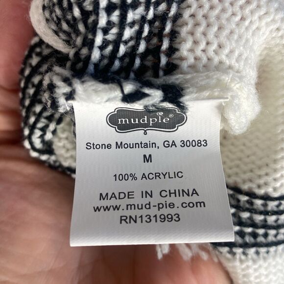 Mud Pie Hartley Sleeveless Turtleneck Sweater Size Medium NWT  197 - Picture 12 of 12